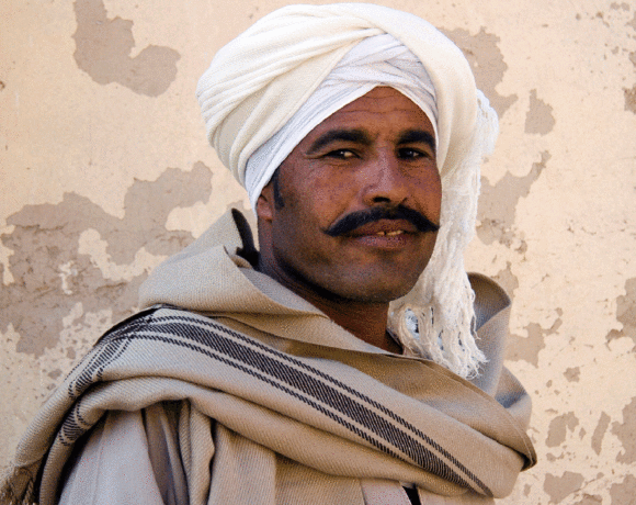 Ali Farouk el Qiftawy, hoofdopzichter van de opgravingen op de wetsoever van Luxor en hoofd van de opgraversploegen van Zuid-Egypte