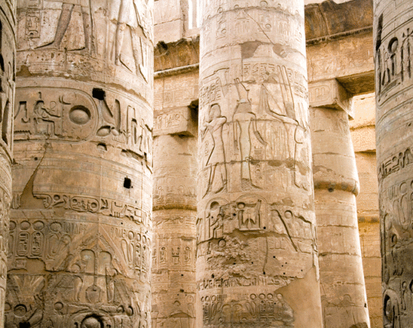 Karnak, Hypostylzaal met zuilen © anniewrightphotography.com